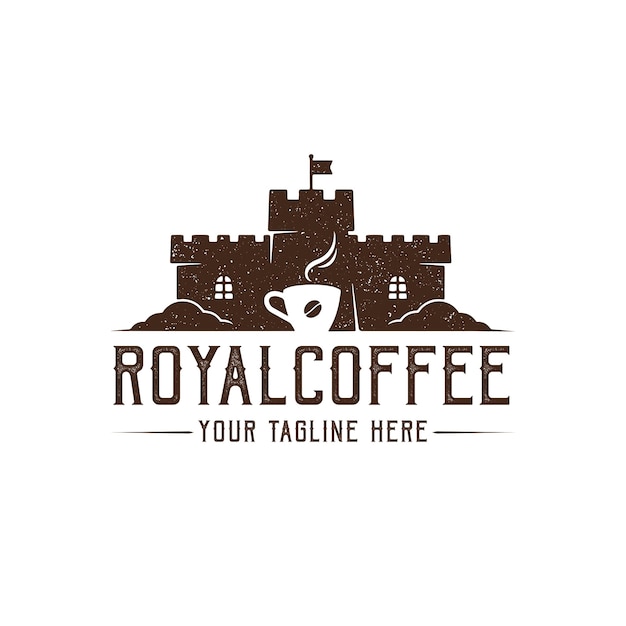 Coffee castle logo design