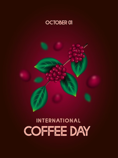 Coffee cherries international day of coffee