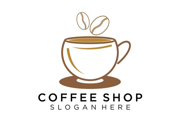 Coffee, Coffee Shop, Caffe Logo Design Inspiration Vector