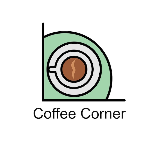 coffee corner logo design