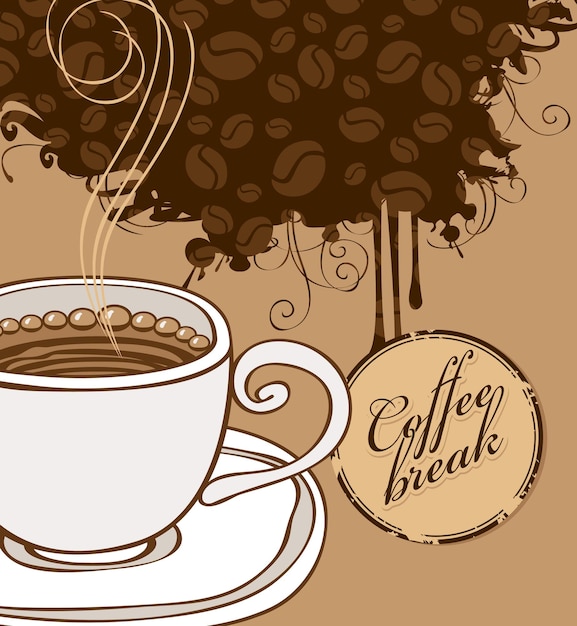 coffee cup banner