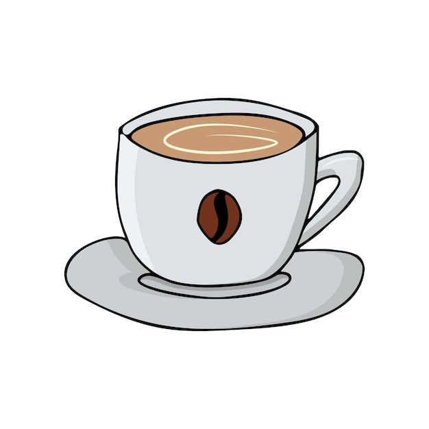 Coffee cup colorful icon in vector Coffee cup illustration in vector