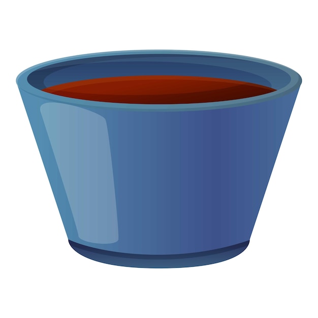 ベクトル コーヒーカップのアイコンウェブデザイン用のコーヒーカップベクトルアイコンのカートゥーンが白い背景に隔離されています