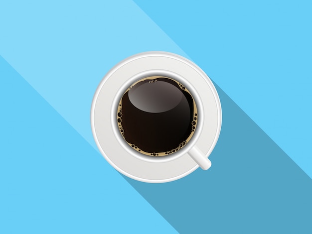 Vettore illustrazione della tazza di caffè