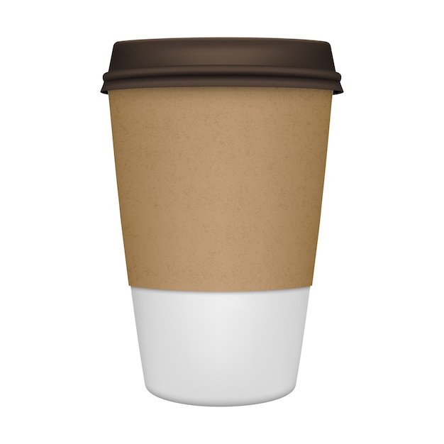 Vector coffee cup isolated