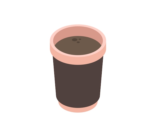 Coffee cup isometric