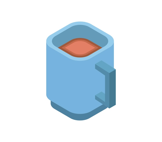 Coffee cup isometric