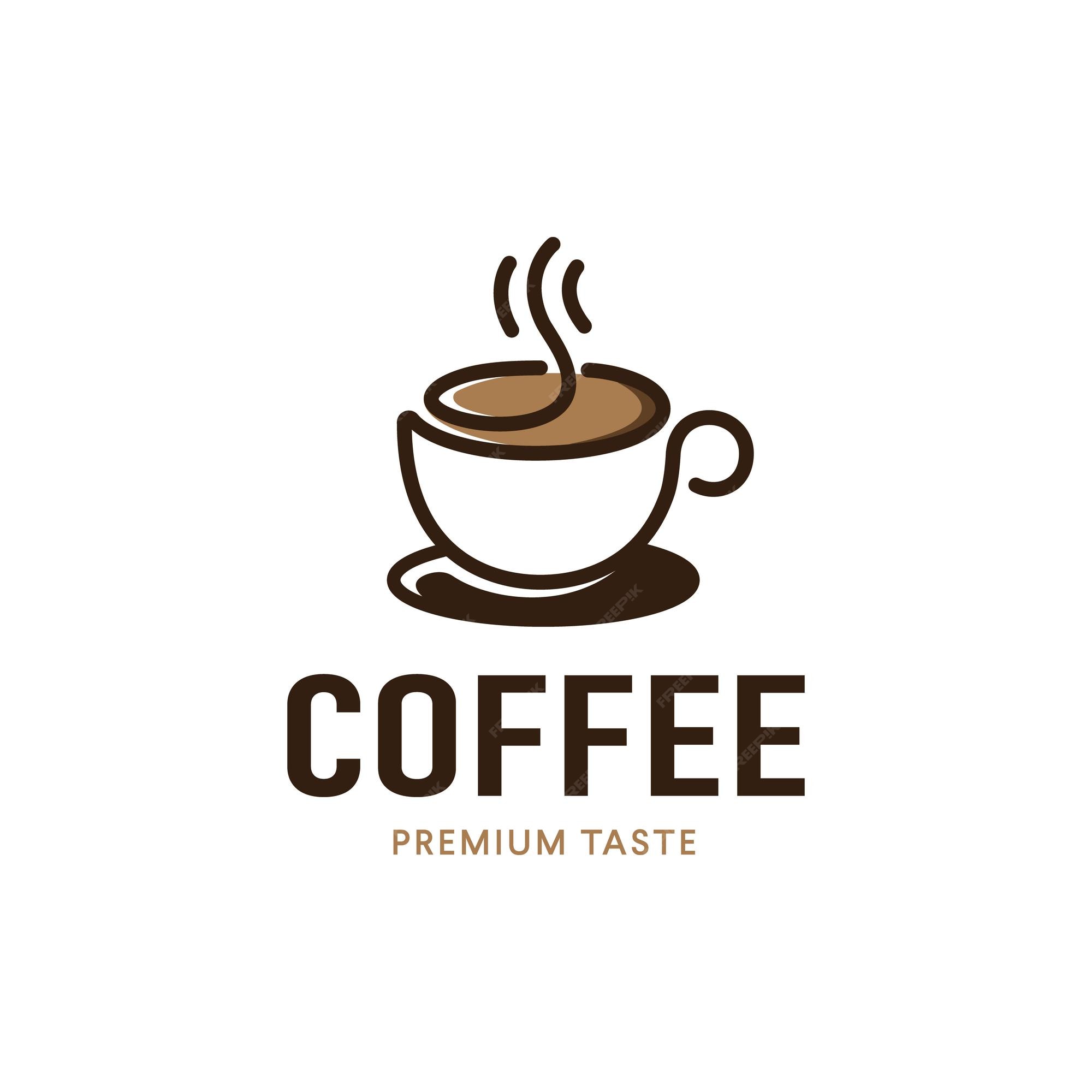 Premium Vector | Coffee cup logo design