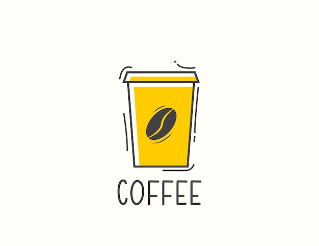 Tazza di caffè logo design