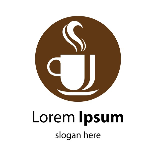 Coffee cup logo images illustration design