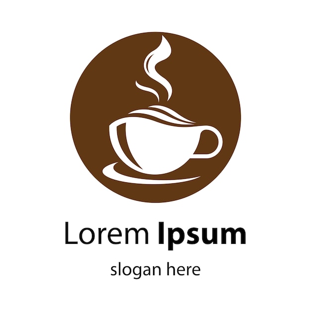 Coffee cup logo images illustration design