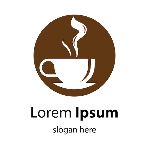 Coffee cup logo images illustration design