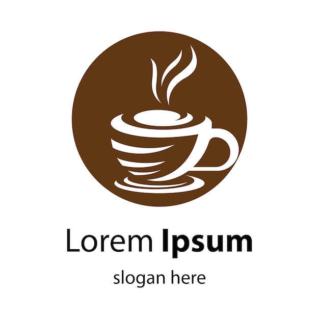 Coffee cup logo images illustration design