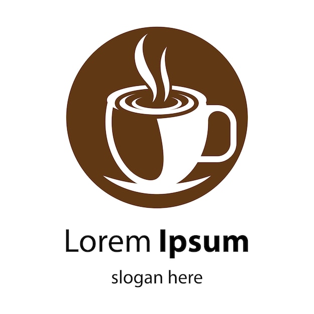 Coffee cup logo images illustration design