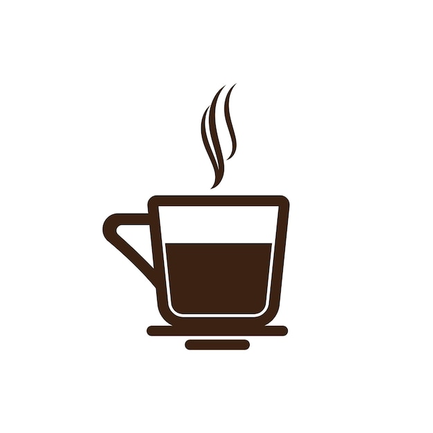 Coffee cup Logo Template vector icon illustration design