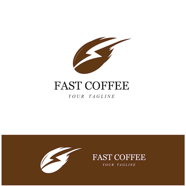 Coffee cup logo template