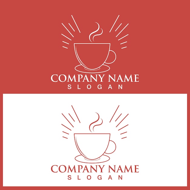 Coffee cup Logo Template