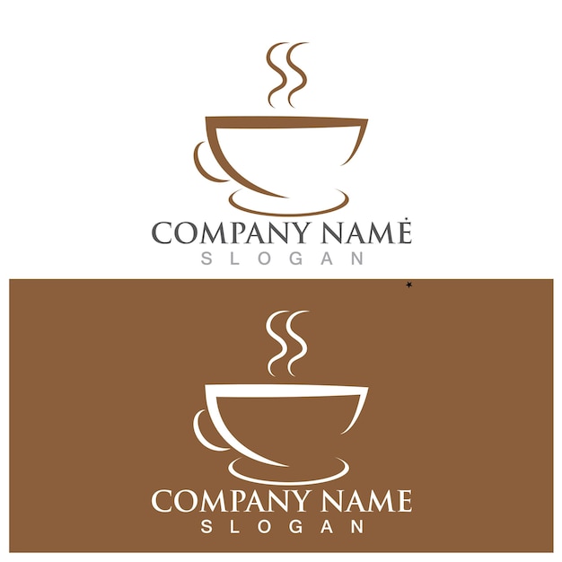 Coffee cup Logo Template