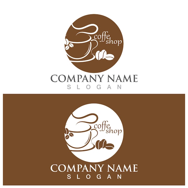 Coffee cup Logo Template