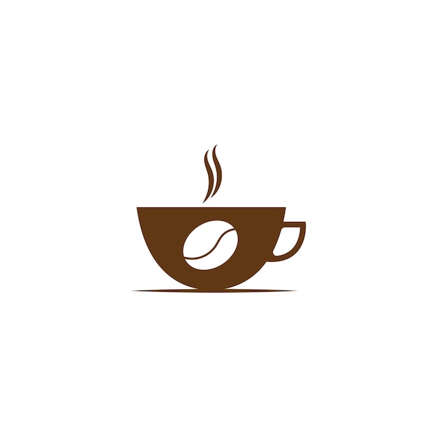 Tazza di caffè logo template