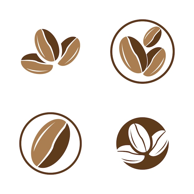 Шаблон логотипа чашки кофе