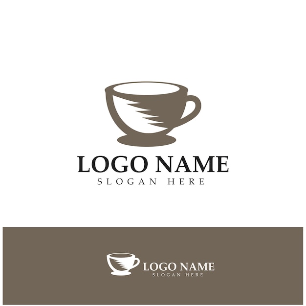 Coffee cup Logo Template