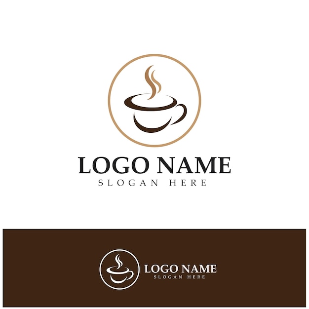 Coffee cup Logo Template