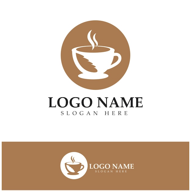 Coffee cup Logo Template