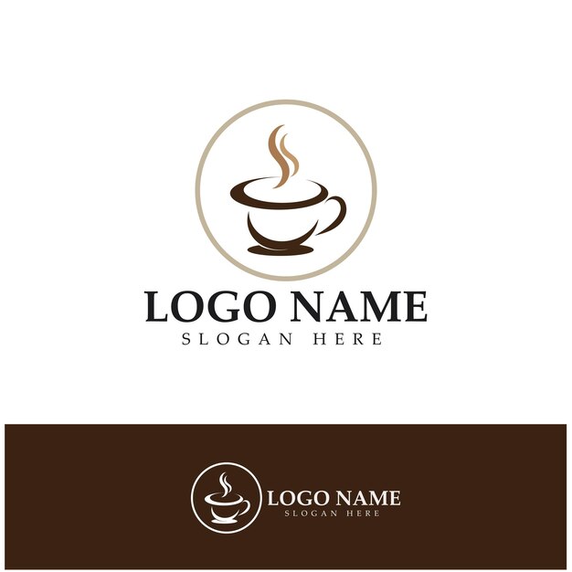 Coffee cup Logo Template