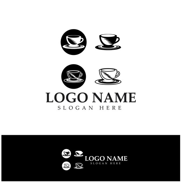 Coffee cup Logo Template