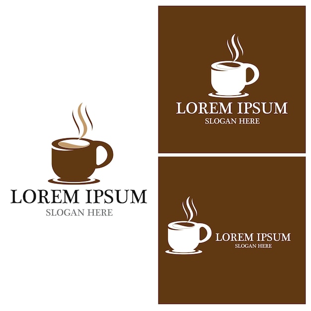 Coffee cup Logo Template