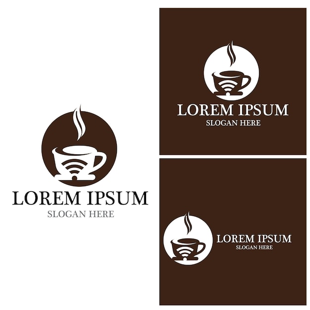 Coffee cup Logo Template