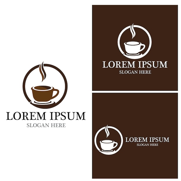 Coffee cup Logo Template