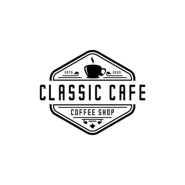 coffee cup logo vector design cafe logo