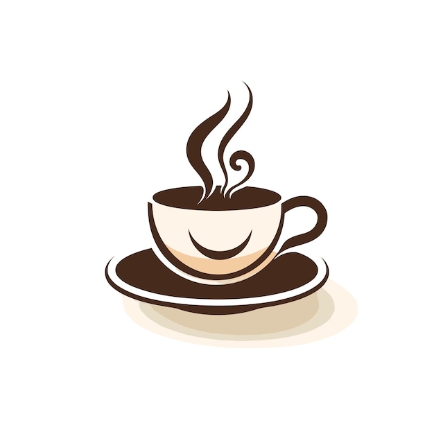 Coffee cup vector logo designPremium coffee shop logo Cafe mug icon