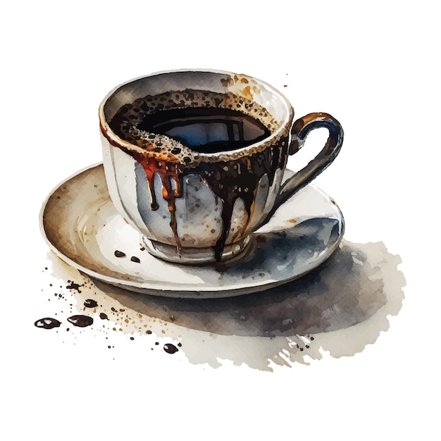 coffee cups illustration coffee cup watercolor 3