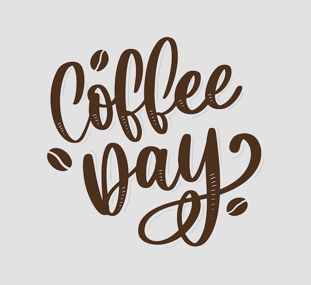 Coffee day Lettering