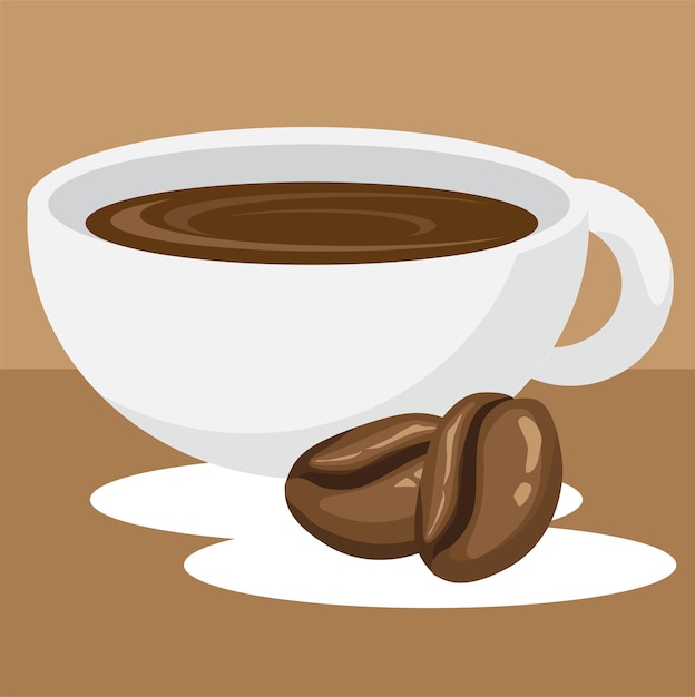 コーヒードリンクとコーヒー豆
