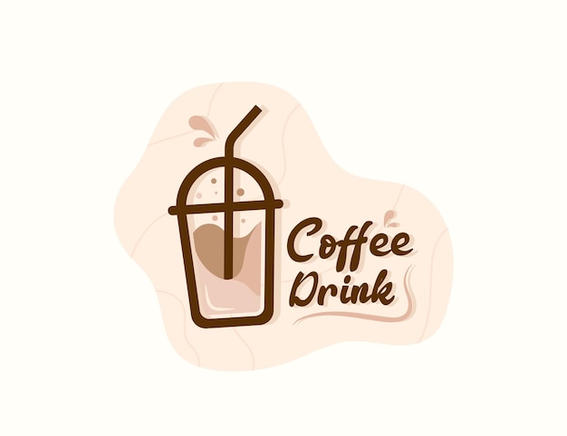 Logo design di bevande al caffè