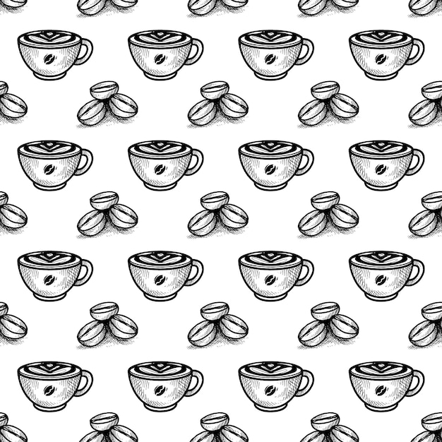 Vector coffee flat design vector