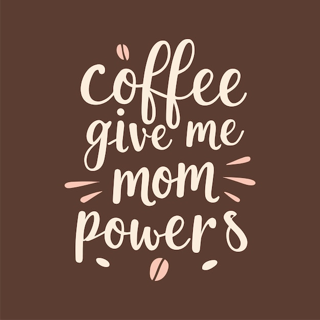 ベクトル コーヒー ママパワーズ コーヒー tシャツ デザインや文字 コーヒーステッカーセット ジェネレーティブ アイ