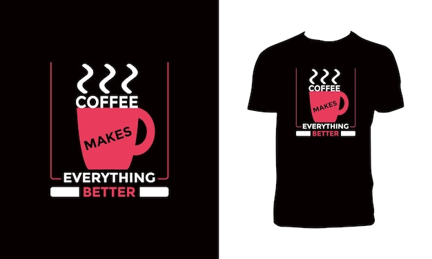 Coffee Graphic T Shirt Design