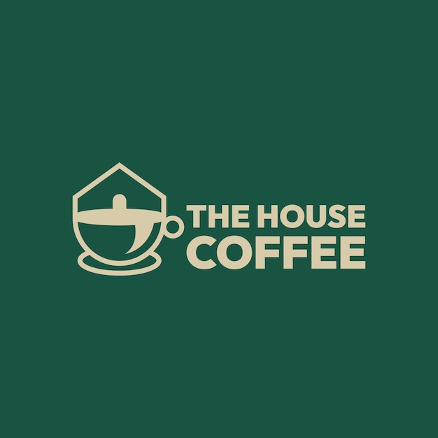 Vector the coffee house logo design