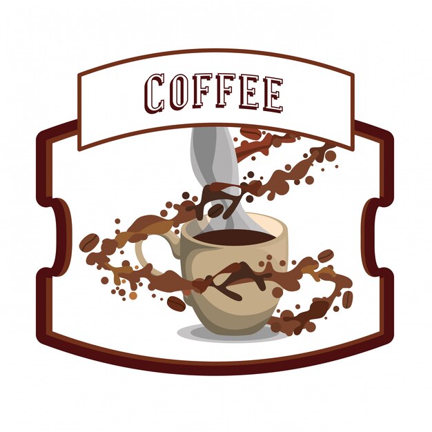 Coffee icon design 