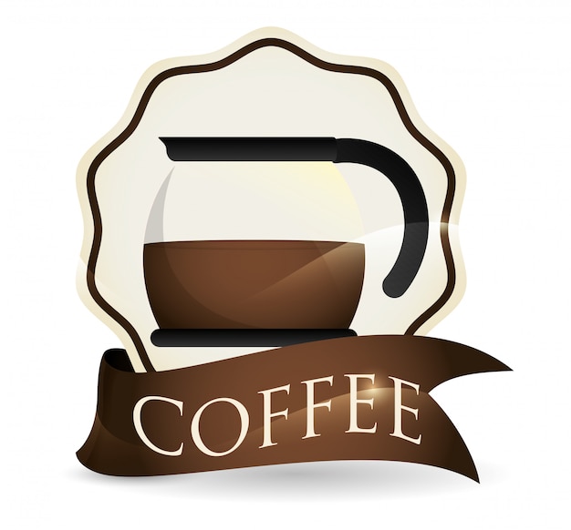 Coffee icon design 