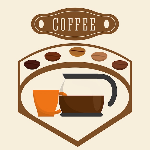 Coffee icon design 