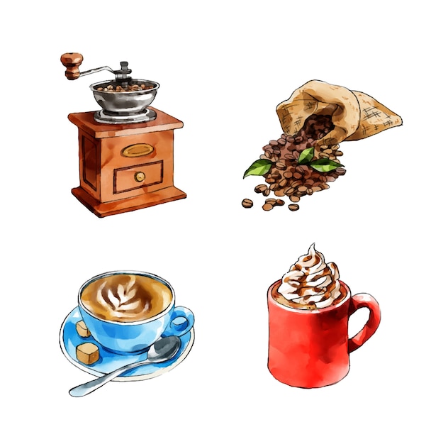 Coffee illustration collection