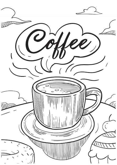 Vector coffee illustration