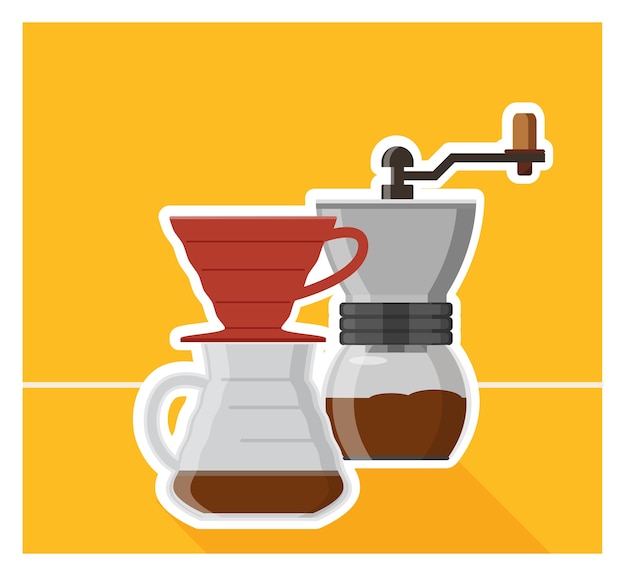 Vector coffee illustration