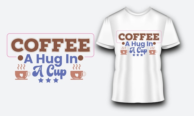 コーヒーの心に強く訴える引用 SVG デザイン